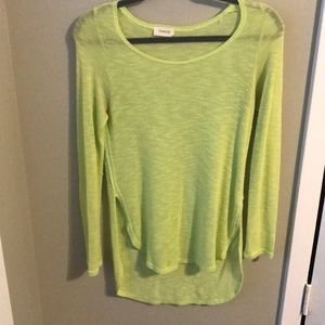 Lime green thin sweater